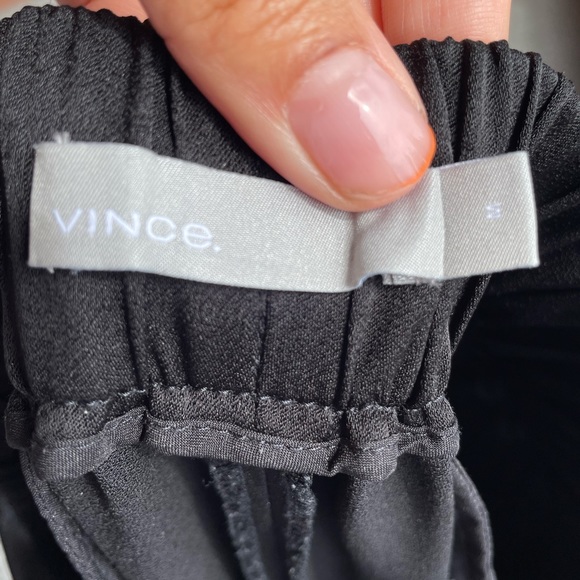 Vince, Black, Sleek Trouser w/ Elastic Waist, size M - Picture 4 of 4